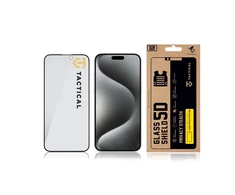 Tactical Apsauginis stiklas Shield Privacy Stealth 5D skirtas Apple iPhone 15 Pro Max Juodas