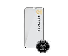 Tactical Apsauginis stiklas Shield Privacy Stealth 5D skirtas Apple iPhone 11 Pro Max/XS Max Juodas
