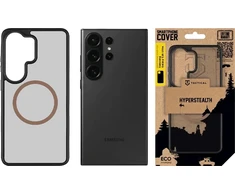 Tactical MagForce Hyperstealth 2.0 telefono dėklas su MagSafe palaikymu skirtas Samsung Galaxy S26 Ultra (S948) juodas smėlio spalvos