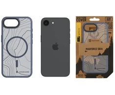 Dėklas Tactical MagForce Hyperstealth Sika dangtelis Apple iPhone 16e/17e tamsiai mėlynas