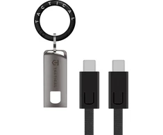 Tactical OODA Loop duomenų perdavimo ir įkrovimo laidas | USB-C į USB-C | 60 W | juodas