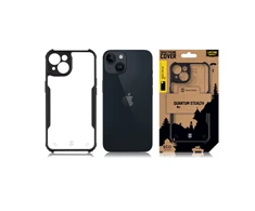 Dėklas Tactical Quantum Stealth dangtelis, skirtas Apple iPhone 14 skaidrus/juodas