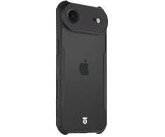 Tactical „Quantum Stealth“ dėklas, skirtas „Apple iPhone 17 Air“, skaidrus juodas