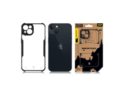 Dėklas Tactical Quantum Stealth dangtelis, skirtas Apple iPhone 13 skaidrus/juodas
