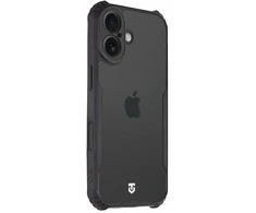 Dėklas Tactical Quantum Stealth dangtelis, skirtas Apple iPhone 17, permatomas juodas