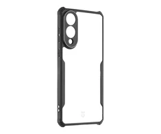 Tactical Quantum Stealth dėklas skirtas Samsung Galaxy S25 Edge Clear/juodos spalvos