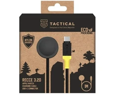 Tactical Recce 3:20 kabelis Apple Watch juoda/geltona