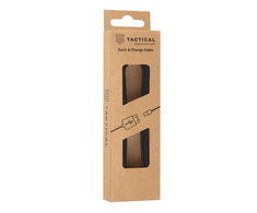 Tactical Smooth Thread Kabelis USB-C/USB-C 0.3m juodos spalvos