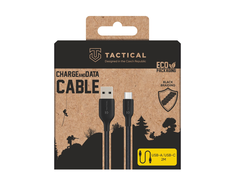 Tactical Stitch Thread kabelis USB-A/USB-C 2m juodos spalvos