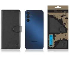 Dėklas Tactical Taktinės lauko pastabos, skirtos Samsung Galaxy A15 5G Juodas