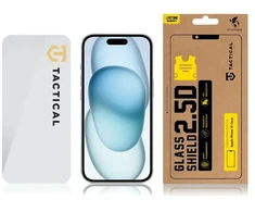 Tactical grūdintas stiklas telefonui iPhone 15, skaidrus