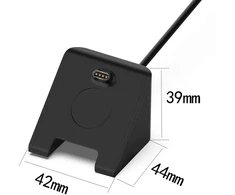 Tactical USB Table Charging and Data Cable for Garmin Juodas (Damaged Packag) (Pažeista pakuotė)