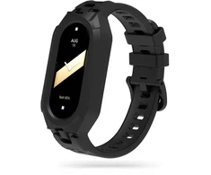 Tech-Protect Armor smartwatch strap for Xiaomi Smart Band 8/8 NFC | Plastic | juodas