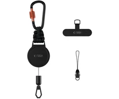 TECH-PROTECT ATH04 URBANLOOP ANTI-THEFT HOLDER Juodas/Oranžinis