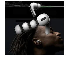 TECH-PROTECT ausų įdėklai, 3 vnt. rinkinys, Apple AirPods Pro 3, balti