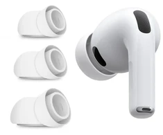 TECH-PROTECT ausų įdėklai, 3 vnt. rinkinys, Apple AirPods Pro 3, balti
