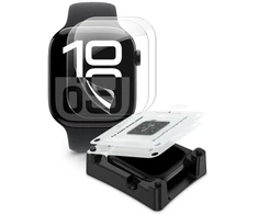 TECH-PROTECT HYDROGEL FILM SUPREME rinkinys, 2 vnt., APPLE WATCH 10 (42 mm), permatomas