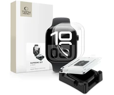 TECH-PROTECT HYDROGEL FILM SUPREME rinkinys, 2 vnt., APPLE WATCH 10 (42 mm), permatomas