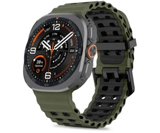 Tech-Protect ICONBAND PRO Samsung Galaxy WATCH ULTRA 1 / 2 2024-2026 (47 MM) KARINIŠKAI ŽALIA/JUODA