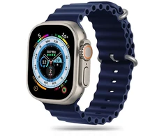 Apyrankė Apple Watch 4 / 5 / 6 / 7 / 8 / 9 / SE / Ultra 1 / 2 (42 / 44 / 45 / 49 mm) Tech-Protect IconBand Pro Midnight mėlynos spalvos