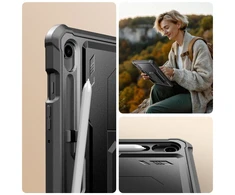 „Tech-Protect Kevlar PRO“ apsauginė plėvelė, skirta „Galaxy TAB S9 11.0 / S10 FE / S10 LITE 10.9 X710 / X716B / X520 / X526 / X400 / X406B“ (juodas)