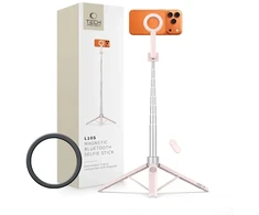 TECH-PROTECT L10S MAGSAFE BLUETOOTH SELFIE STICK TRIPOD Rožinis/Pilkas
