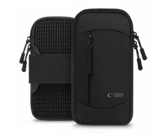Tech-Protect M6 Universal Armband – dėklas telefonui juodos spalvos