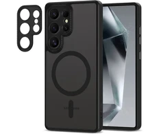 Dėklas TECH-PROTECT MAGCAM MAGSAFE GALAXY S25 ULTRA MATTE Juodas