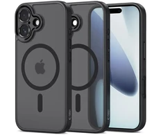 TECH-PROTECT MAGCAM telefono dėklas su MagSafe palaikymu skirtas Apple iPhone 17 matinis juodas