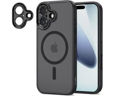 TECH-PROTECT MAGCAM telefono dėklas su MagSafe palaikymu skirtas Apple iPhone 17 matinis juodas