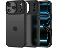 „Tech-Protect MagMat“ dėklas, skirtas „iPhone 17 Pro“ – matinis juodas