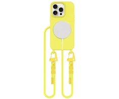 Apple iPhone 14 Pro Tech-Protect Magnecklace MagSafe Canary dėklas telefonui geltonos spalvos