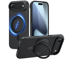 Tech-Protect MagRing MagSafe dėklas skirtas iPhone 17 Air – juodos spalvos