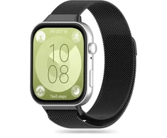 Apyrankė laikrodžiui Huawei Watch Fit 3 Tech-Protect Milaneseband juodos spalvos