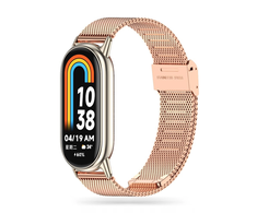 Apyrankė Tech-Protect, skirta Xiaomi Smart Band 8, Rožinio aukso spalvos