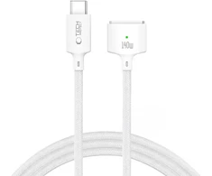 Tech-Protect MMC01 Ultraboost USB-C / MagSafe 3 140W 300cm Cable for MacBook - Baltas