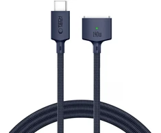 Tech-Protect MMC01 Ultraboost USB-C / MagSafe 3 140W 300cm Cable for MacBook - Navy Mėlyna