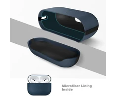 „Tech-Protect NaturalFit“ dėklas, skirtas „AirPods Pro 3“ – tamsiai mėlynas Mėlyna