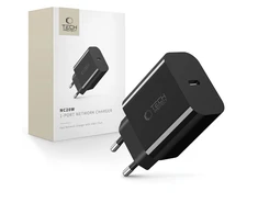 „Tech-Protect NC20W USB-C“ 1 prievado PD20W sieninis įkroviklis - Juodas
