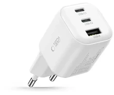 TECH-PROTECT NCA100W-GAN-AVS 3-PORT NETWORK CHARGER PD 3.2 100W / QC3.0 Baltas