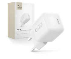 „Tech-Protect NCM25 USB-C PD 25W“ sieninis įkroviklis - Baltas