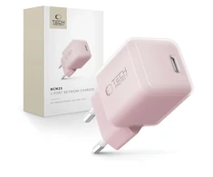 „Tech-Protect NCM25 USB-C PD 25W“ sieninis įkroviklis - Rožinė