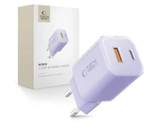 Tech-Protect NCM33 PD 33W QC3.0 USB-C / USB-C sieninis įkroviklis - Violetinė