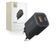 „Tech-Protect NCM33W“ 2 prievadų PD33W/QC3.0 sieninis įkroviklis - juodas