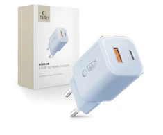 „Tech-Protect NCM33W“ 2 prievadų PD33W/QC3.0 sieninis įkroviklis - mėlynas