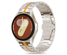 „Tech-Protect“ nerūdijančio plieno apyrankė „Samsung Galaxy Watch 4/5/5 Pro / 6/7 / FE“ – titano