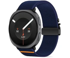 Tech-Protect Nylon Clasp Strap for Samsung Galaxy Watch 40/44/46 mm - Navy Mėlyna