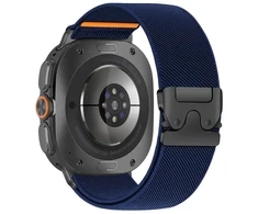 Tech-Protect Nylon Clasp for Samsung Galaxy Watch Ultra 47mm - Navy Mėlyna