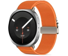 Tech-Protect Nylon Clasp Strap for Samsung Galaxy Watch 40/44/46 mm - Oranžinis