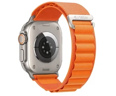 TECH-PROTECT NYLON PRO APPLE WATCH 8 / 9 / 10 / 11 / 12 / SE / ULTRA (44 / 45 / 46 / 49 MM) ORANŽINIS